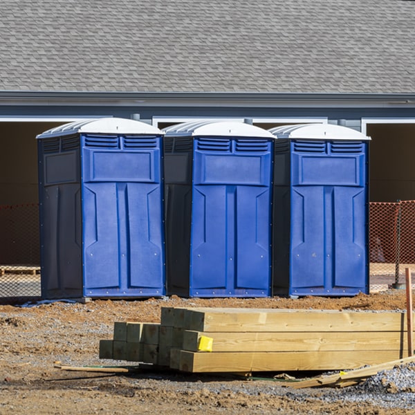 are there any restrictions on where i can place the portable restrooms during my rental period in Waterville